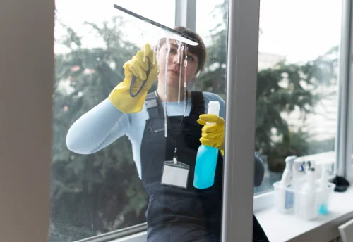 Nettoyage de vitres intérieures et extérieures à Bourg-Blanc
